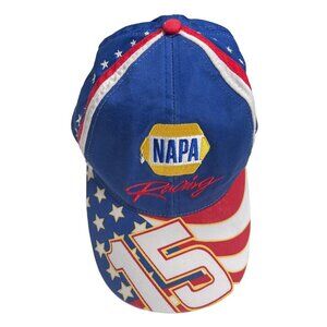 Michael Waltrip #15 Napa Racing Trucker Hat Cap Blue Red Strap Back Authentic